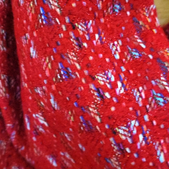 NWT red multi colored scarf - Picture 2 of 3